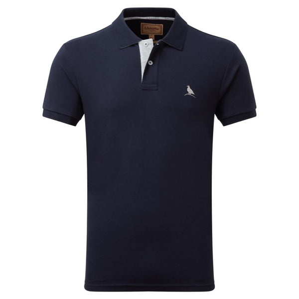 Schoffel St Ives Jersey Polo Shirt - Navy