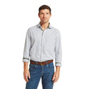 Schoffel Milton Tailored Shirt - Blueberry/Dark Khaki Green