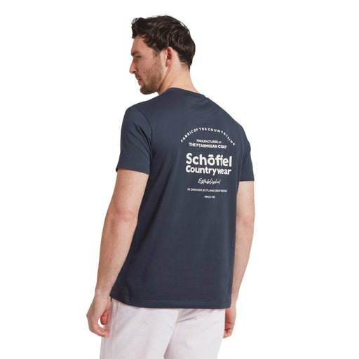Schoffel Talland T-Shirt - Navy Heritage Print