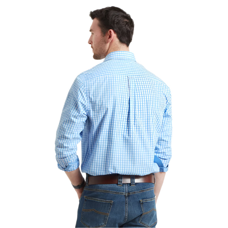 Schoffel Thorpeness Tailored Shirt - Blue Check
