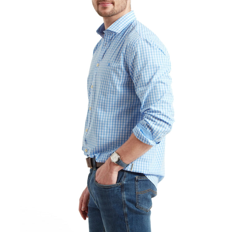 Schoffel Thorpeness Tailored Shirt - Blue Check