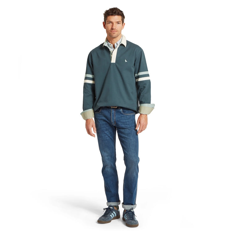 Schoffel Truro Deck Shirt - Deep Ocean Blue