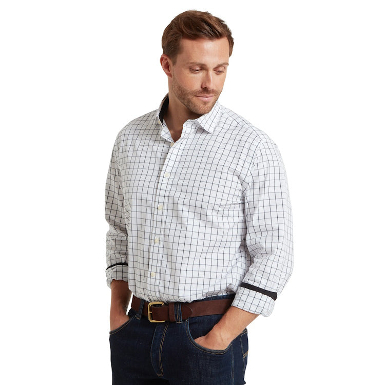 Schoffel Westminster Classic Shirt - Navy Check