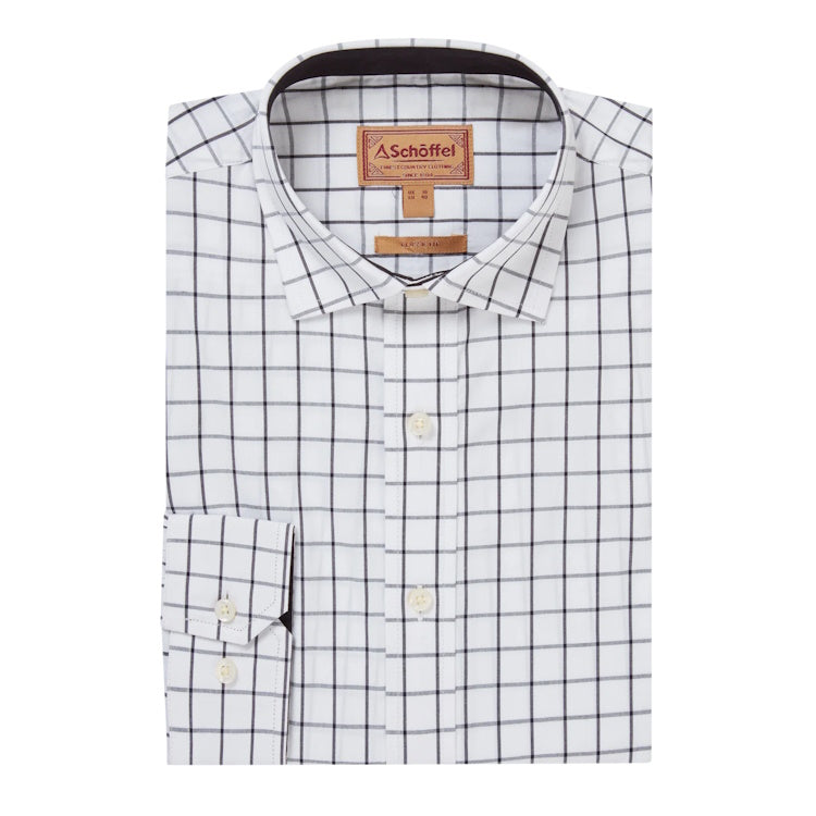 Schoffel Westminster Classic Shirt - Navy Check