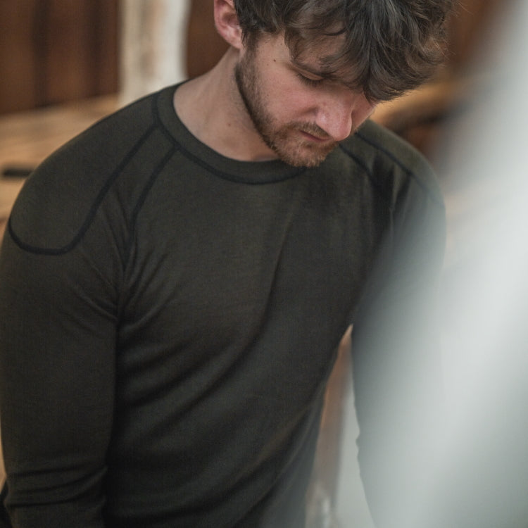 Seeland Apex One Hundred Long Sleeve T-Shirt - Pine Green