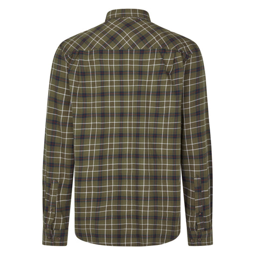 Seeland Glen Flannel Shirt - Grape Leaf/Dark Navy Check