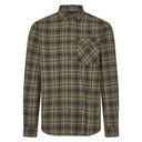 Seeland Glen Flannel Shirt - Grape Leaf/Dark Navy Check