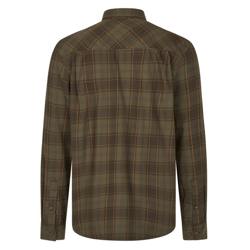 Seeland Glen Flannel Shirt - Pine Green/Dark Navy Check