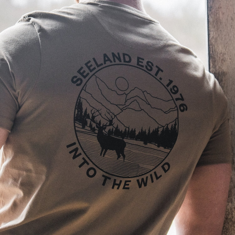 Seeland Hunting Landscape T-Shirt - Covert Green