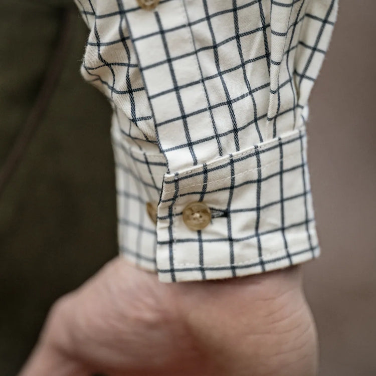 Seeland Oxford Shooting Shirt - Dark Sapphire Check