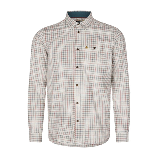 Seeland Oxford Shooting Shirt - Grape Leaf/Terracotta Check