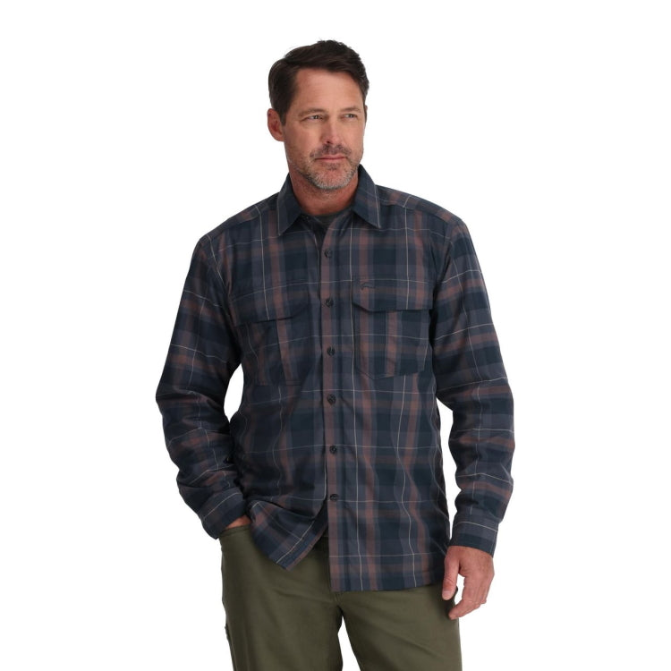 Simms ColdWeather Long Sleeved Shirt - Selvedge Logan Plaid