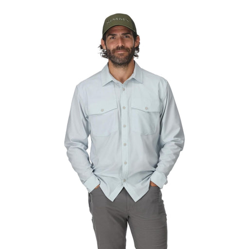 Simms No-See-Um Bugstopper Shirt - Bimini Blue Heather