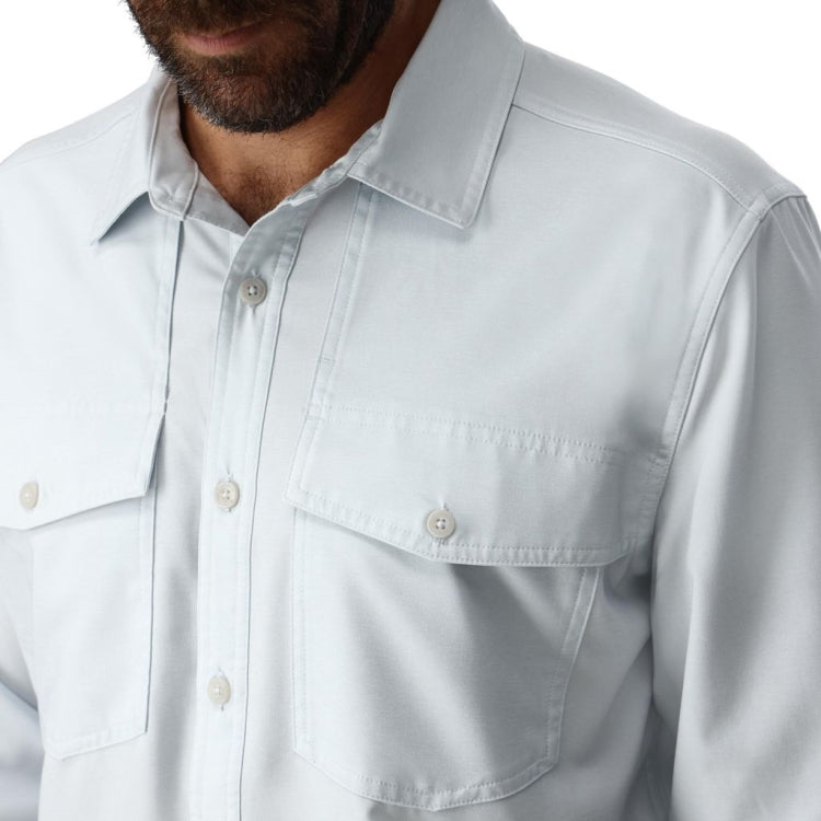 Simms No-See-Um Bugstopper Shirt - Bimini Blue Heather