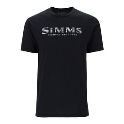 Simms Shroud Fill Logo T-Shirt - Black