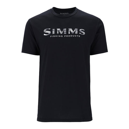 Simms Shroud Fill Logo T-Shirt - Black