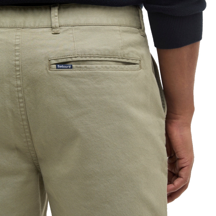Barbour Washed Twill Chino Shorts - Laurel Green