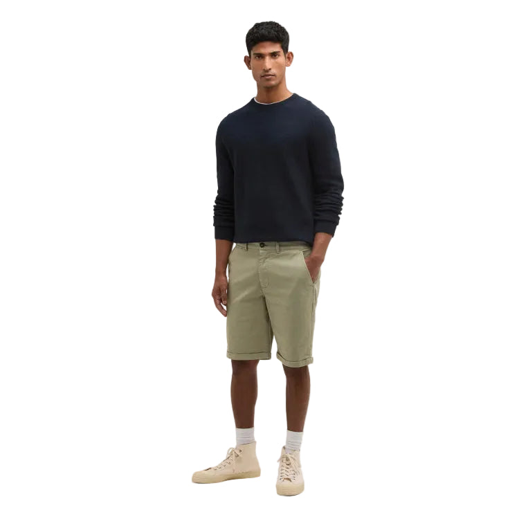 Barbour Washed Twill Chino Shorts - Laurel Green