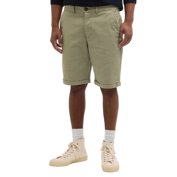 Barbour Washed Twill Chino Shorts - Laurel Green
