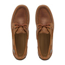 Chatham Deck Buton G2 Premium Leather Boat Shoes - Walnut