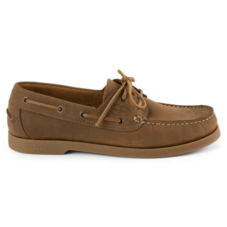 Le Chameau Galion Homme Deck Shoes - Walnut