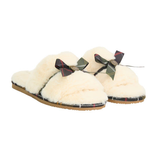 Barbour Ladies Eleanora Slippers - Cream