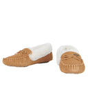 Barbour Ladies Maggie Moccasin Slippers - Camel