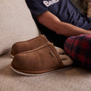 Barbour Leck Mule Slippers - Camel