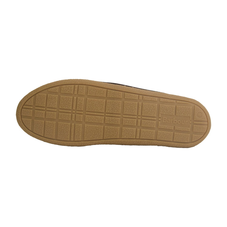 Barbour Albert Slipper - Brown Suede