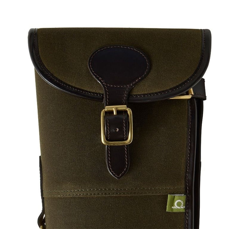 Chatham Waxed Canvas FBZ Gun Slip - Green/Dark Brown