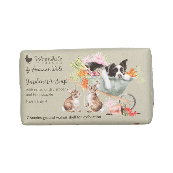 Wrendale Designs Gardeners Soap Bar - Dry Amber & Honeysuckle