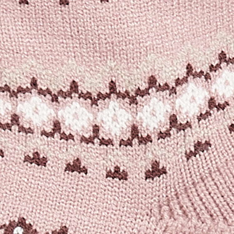 Barbour Ladies Fairisle Lounge Socks - Chocolate Mix