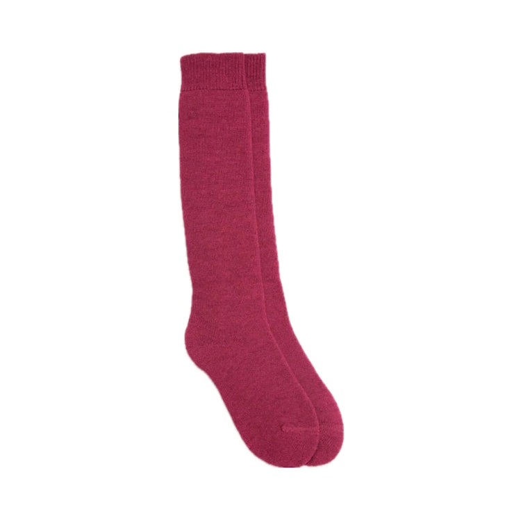 Barbour Ladies Wellington Knee Sock - Raspberry
