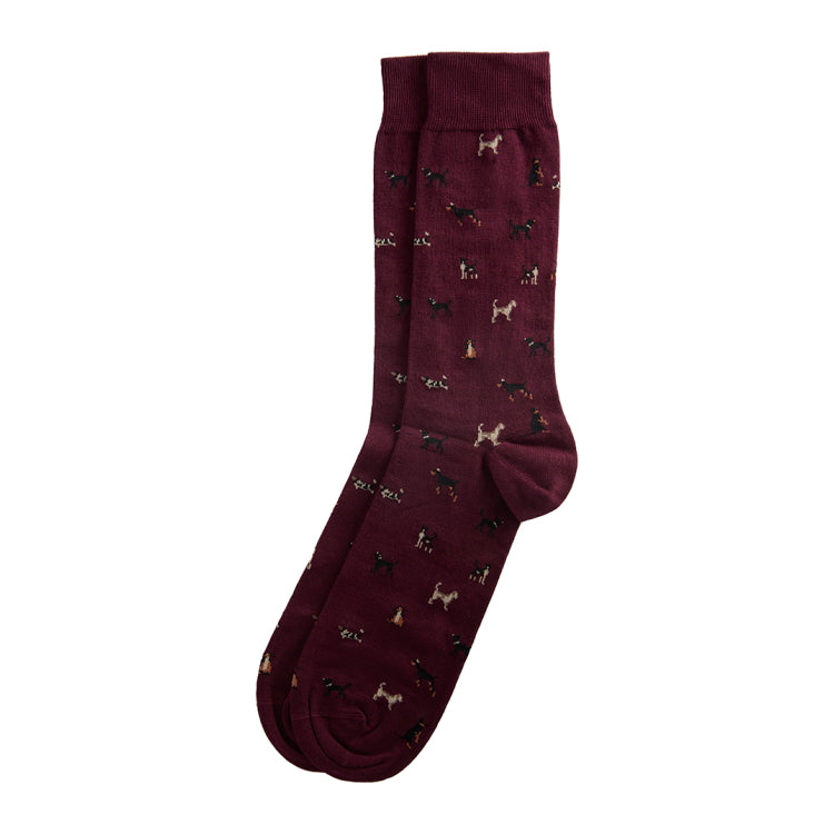 Barbour Mavin Sock - Bordeaux Dog