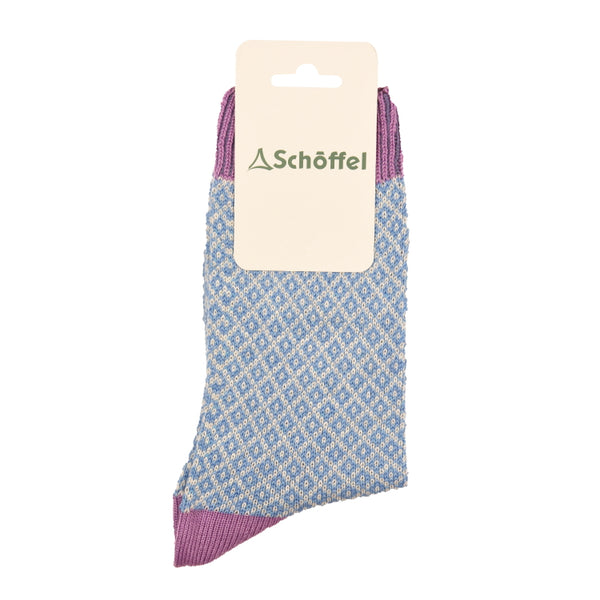Schoffel Ladies Braemar Socks - Powder Blue
