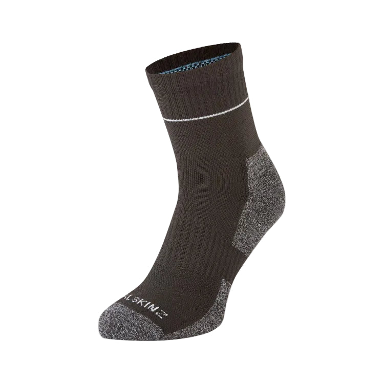 Sealskinz Morston Solo QuickDry Ankle Length Socks - Black