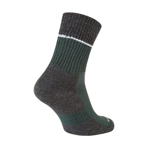 Sealskinz Thurton Solo QuickDry Mid Length Socks - Olive/Grey Marl/Cream
