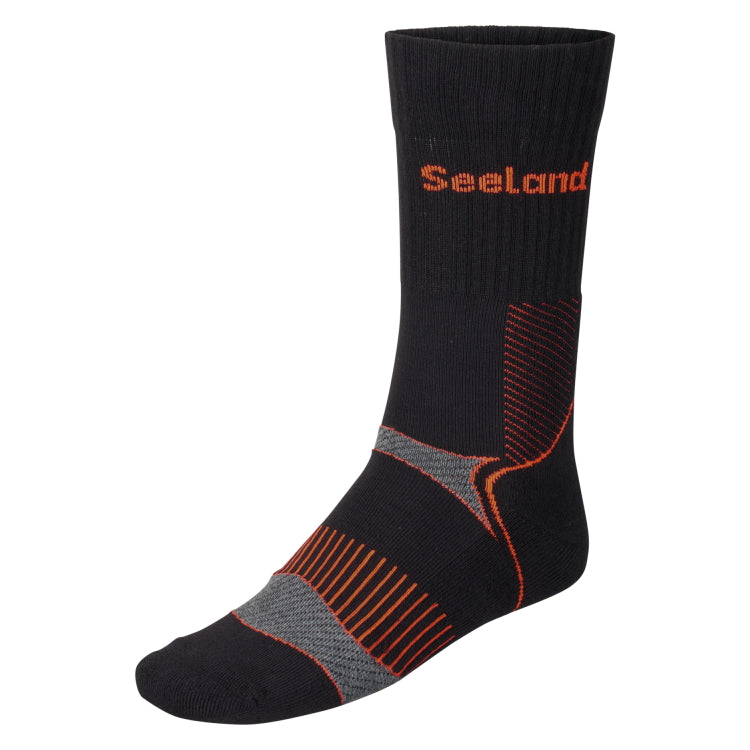 Seeland Field Coolmax Socks – 2Pack - Black/Dark Grey