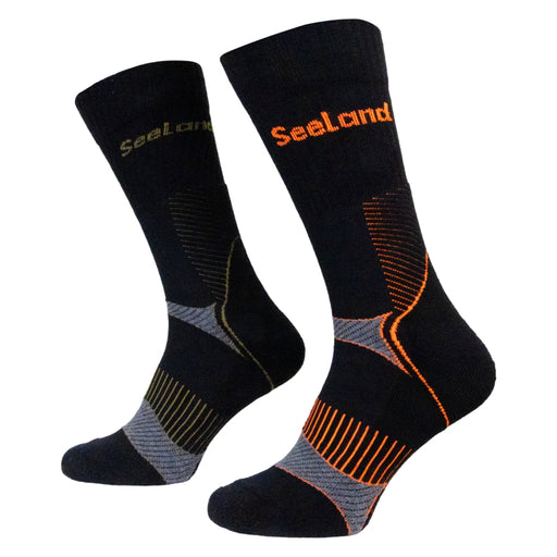 Seeland Field Coolmax Socks – 2Pack - Black/Dark Grey