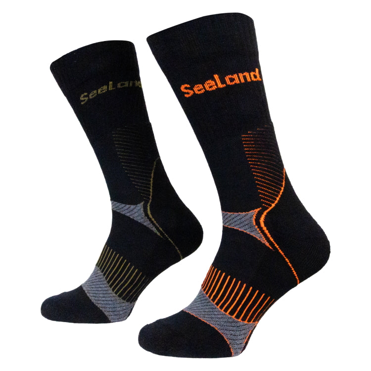 Seeland Field Coolmax Socks – 2Pack - Black/Dark Grey