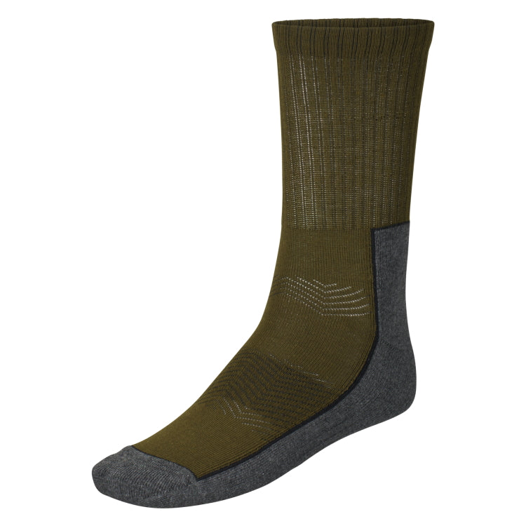 Seeland Field Socks - 3Pack - Pine Green/Dark Grey