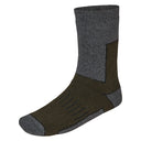 Seeland Field Thermo Socks - 2Pack - Pine Green Melange/Grey Melange