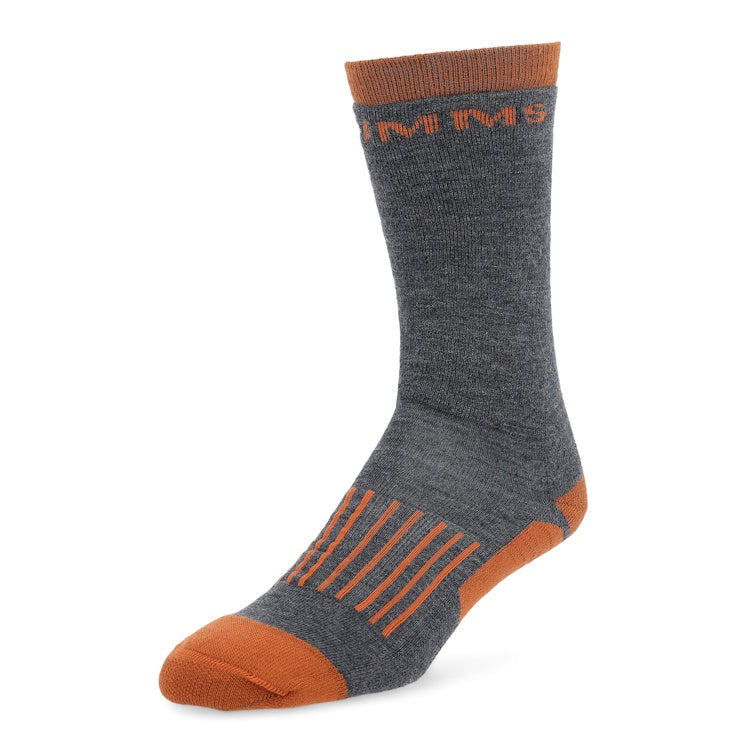 Simms Merino Midweight Hiker Socks - Flame