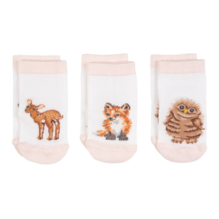 Wrendale Designs Little Forest Woodland Animal Baby Socks Set