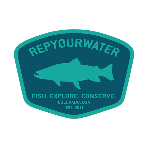 Rep Your Water Sticker -  Badge