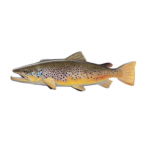 Rep Your Water Sticker -  Brown Trout