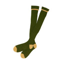Barbour Contrast Gun Stockings - Olive/Gold