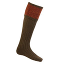 House of Cheviot Herringbone Stockings - Bracken