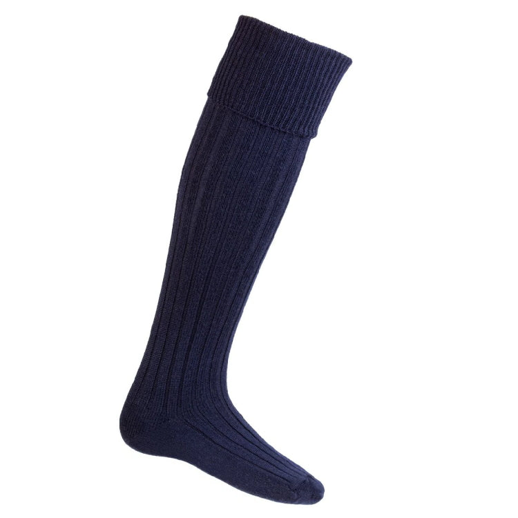 House of Cheviot Jura Stockings - Navy