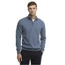 Barbour Cotton Half Zip Knitted Jumper - Dusk Blue